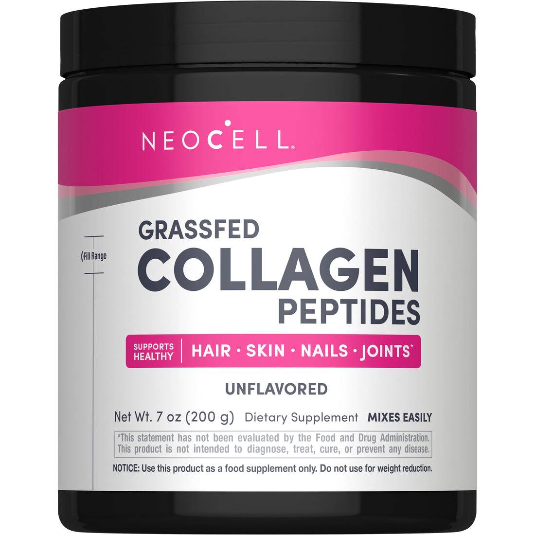 Grassfed Collagen Peptides 7 Oz 200 G Powder