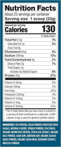 Protein + Supergreens - 20G Plant-Based Protein, Chocolate, 25 Servings, Real Greens & Veggies, n Keto, 0G Added Sugar, Non-Gmo, Gluten Free, Dairy Free, 1.8Lbs (Packaging May Vary)