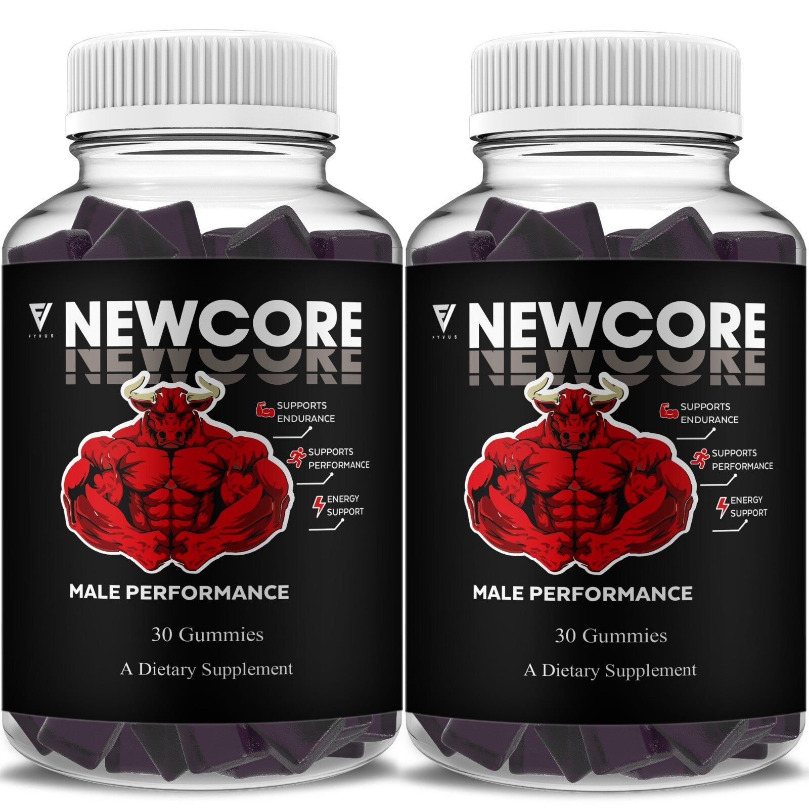 2 Pack Newcore Male Performance Gummies