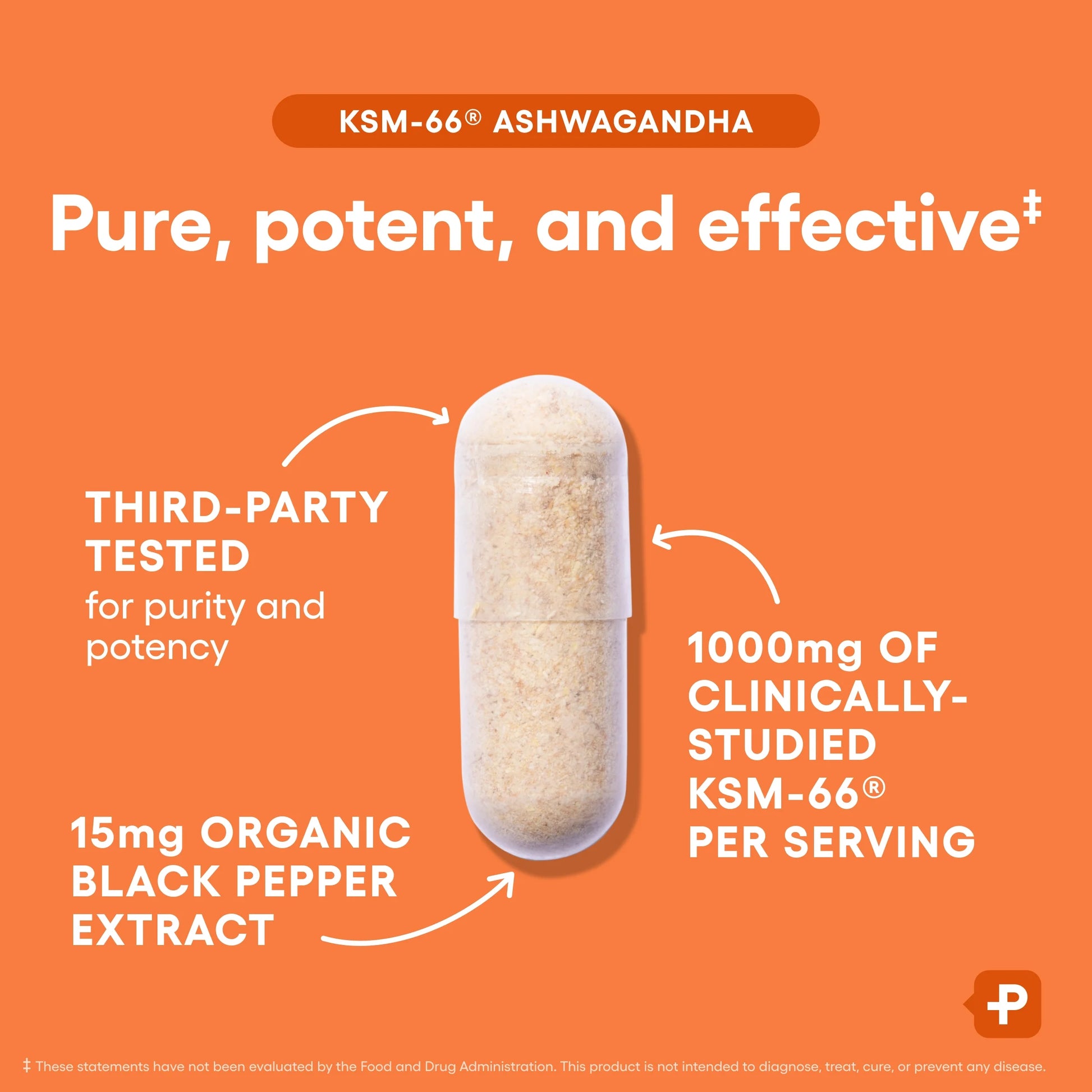 Physician'S Choice KSM 66 Ashwagandha Capsules, 1000Mg, 60 Ct.