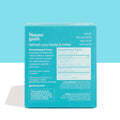 Energy & Focus Gum Energy & Focus Gum packaging with supplement facts and dietary information on a teal background.