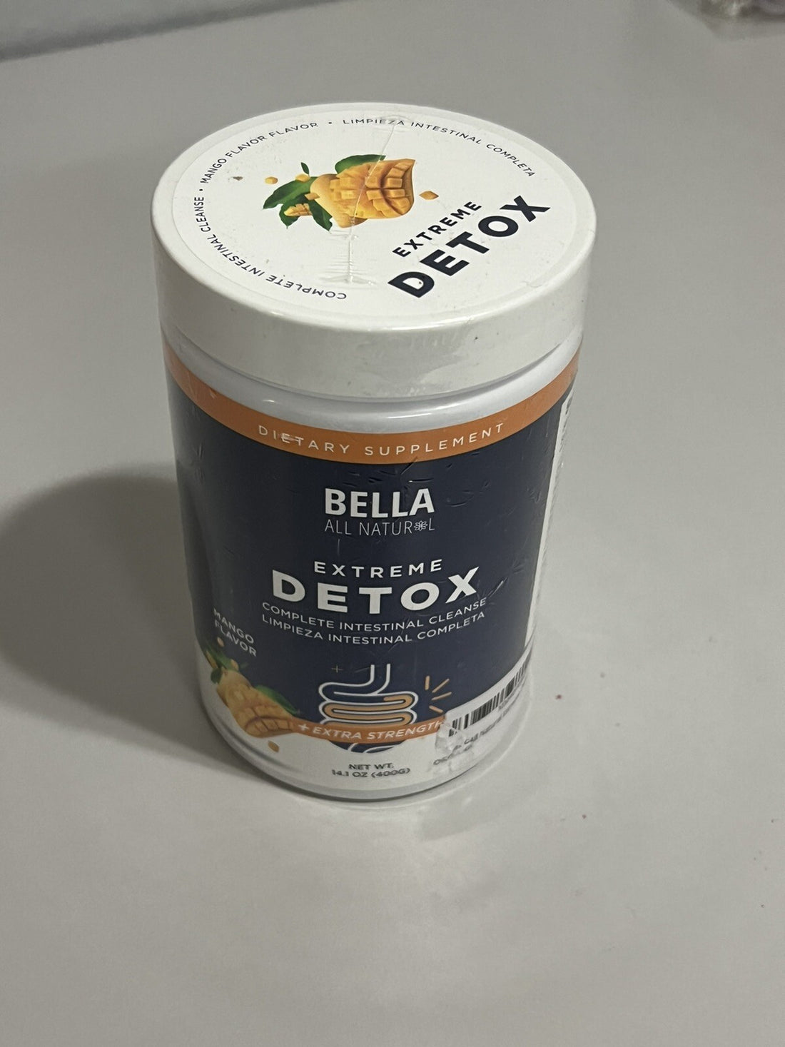 Bella All Natural Extreme Detox Powder - Mango Brand New