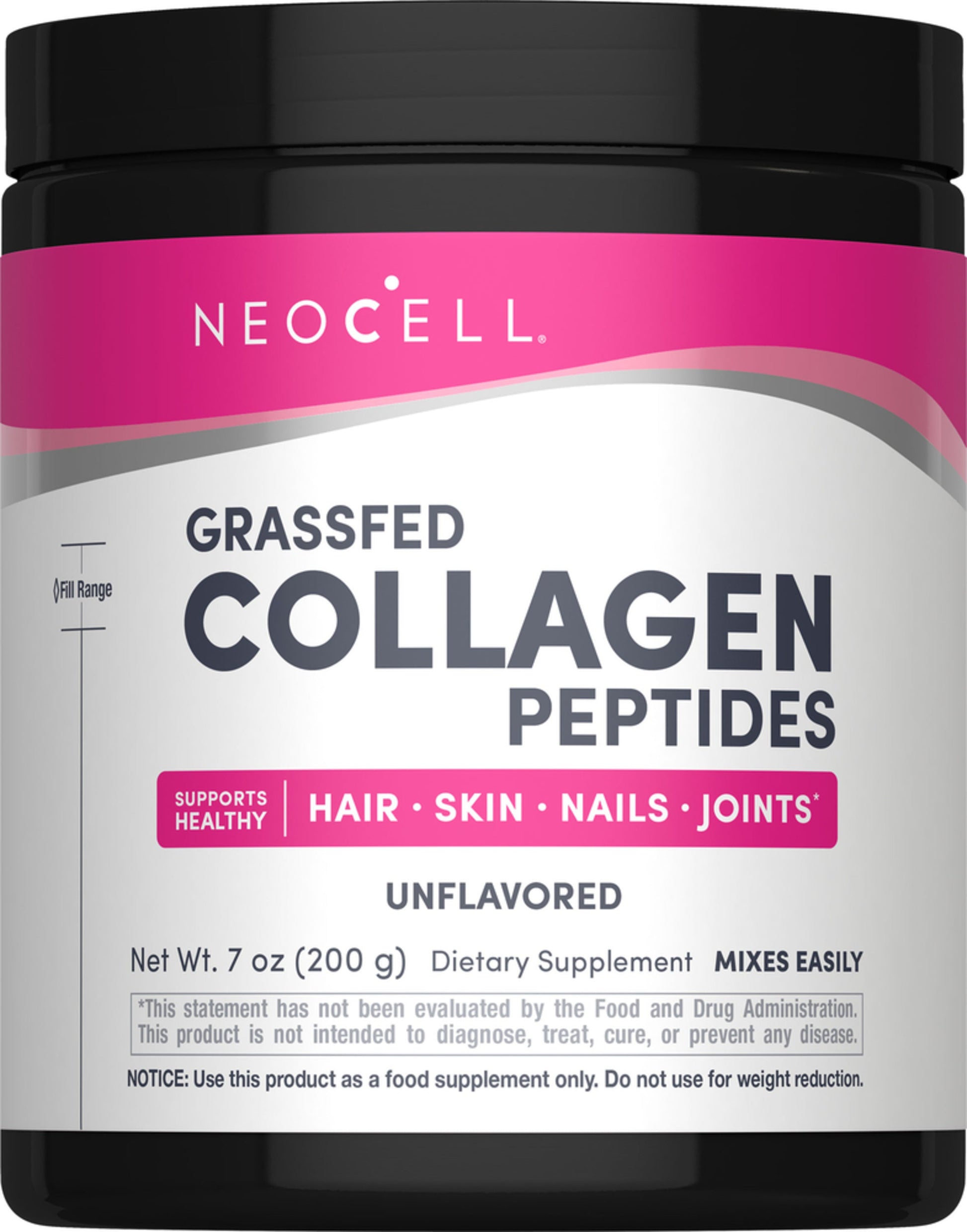 Grassfed Collagen Peptides 7 Oz 200 G Powder